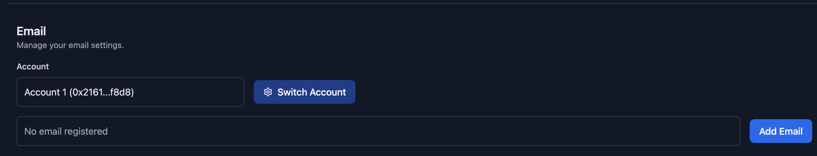 Add Email