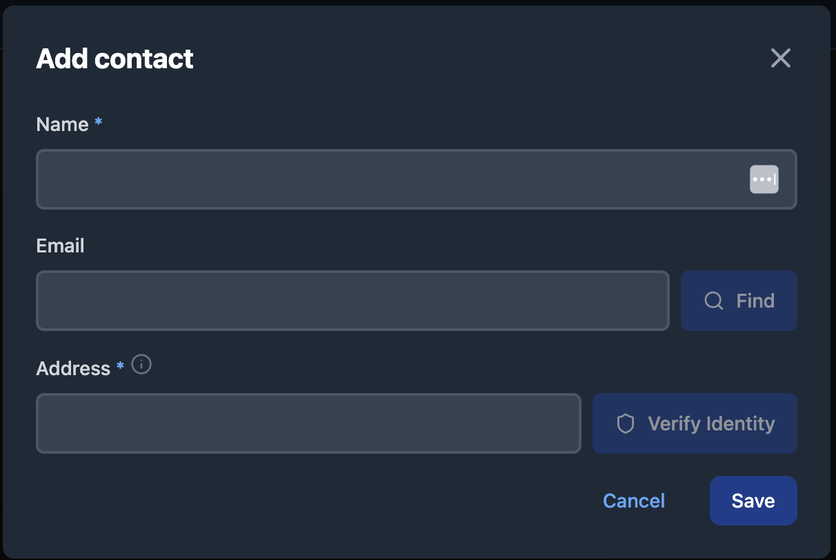 Add Contact