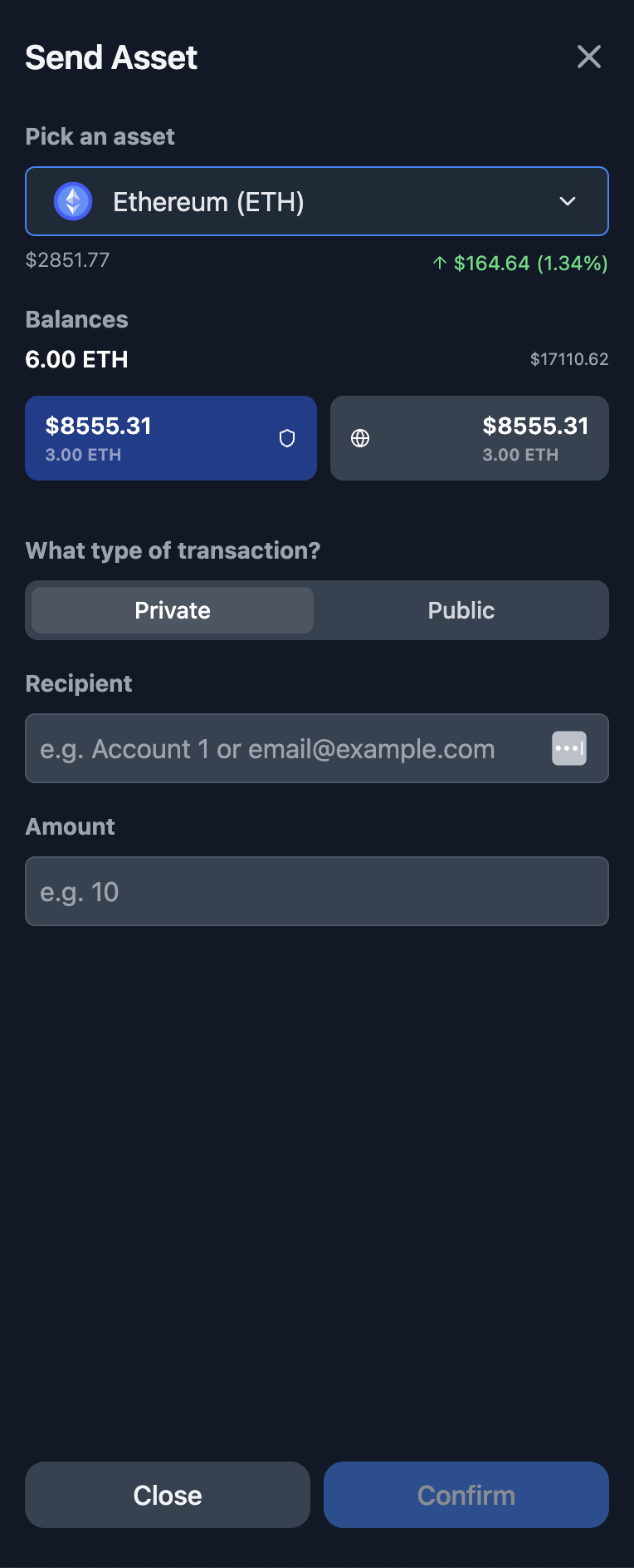Asset Sidebar